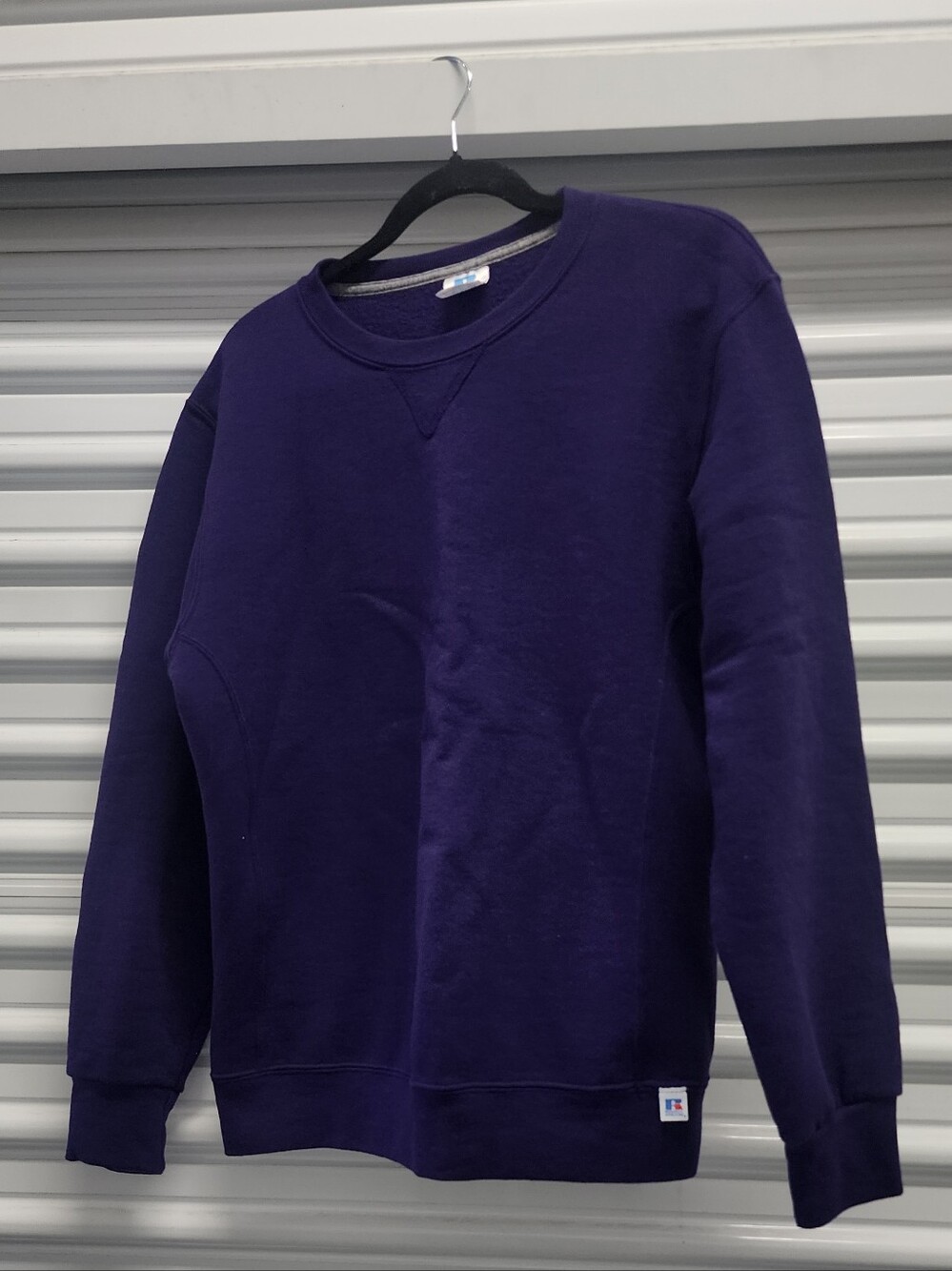 Russell Athletic Men's Crewneck Sweatshirt 90s - Purple